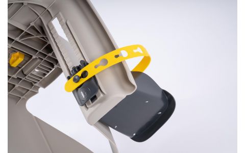 Bellelli pepe standart zadná detská cyklosedačka sivá